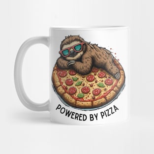 Sloth Life: Powered by Pizza 🍕 Mug